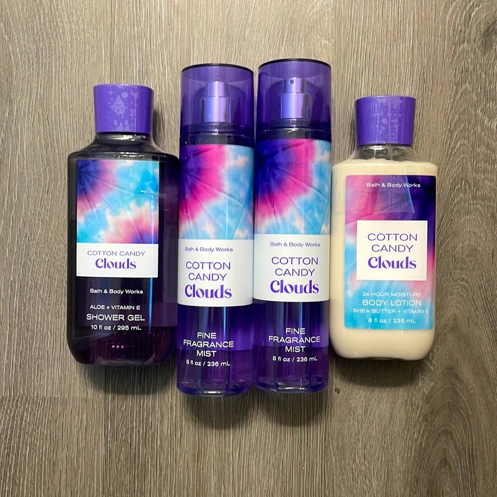 Bath & Body Works - Cotton Candy Clouds Bundle